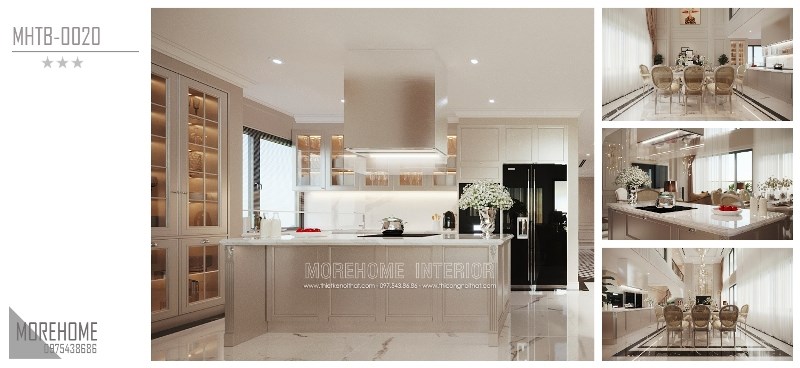 TỦ BẾP PENTHOUSE 