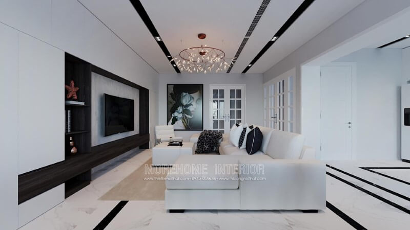 Thiết kế nội thất phòng khách nhà phố hiện đại Xem ngay các mẫu kế phòng khách đẹp đẳng cấp