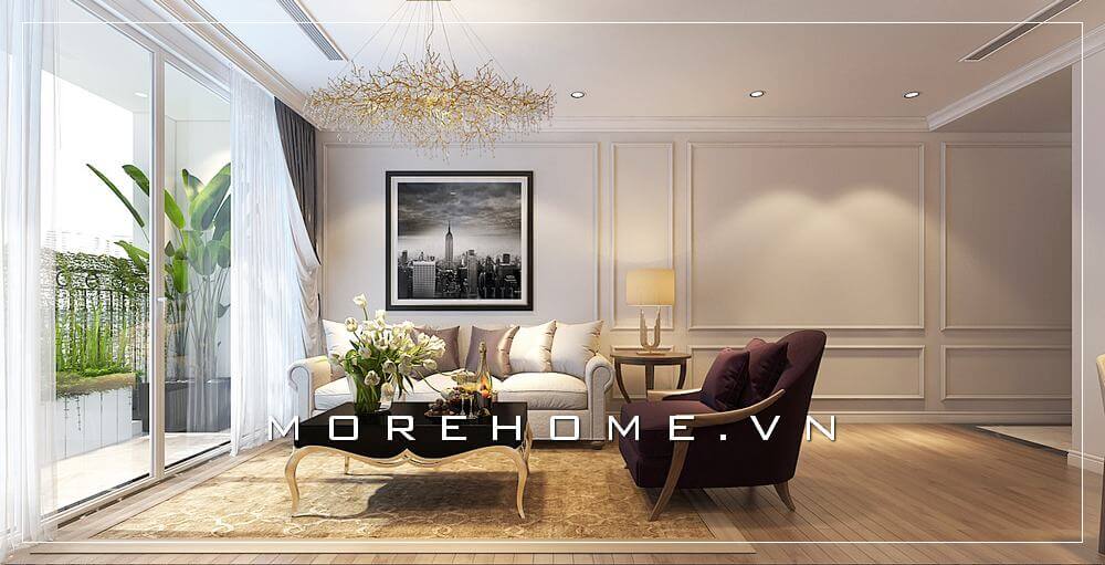 Sofa chung cư tân cổ điển Sofa chung cư tân cổ điển